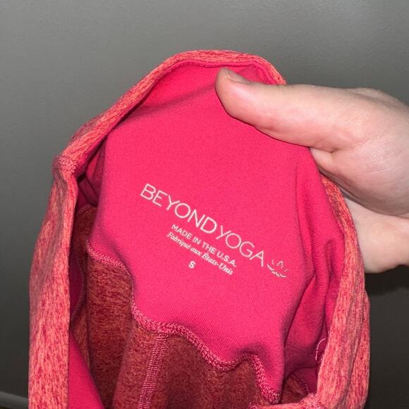 Beyond Yoga Space Dye High Rise Leggings Scarlet Sun Sienna Size Small - Picture 4 of 6